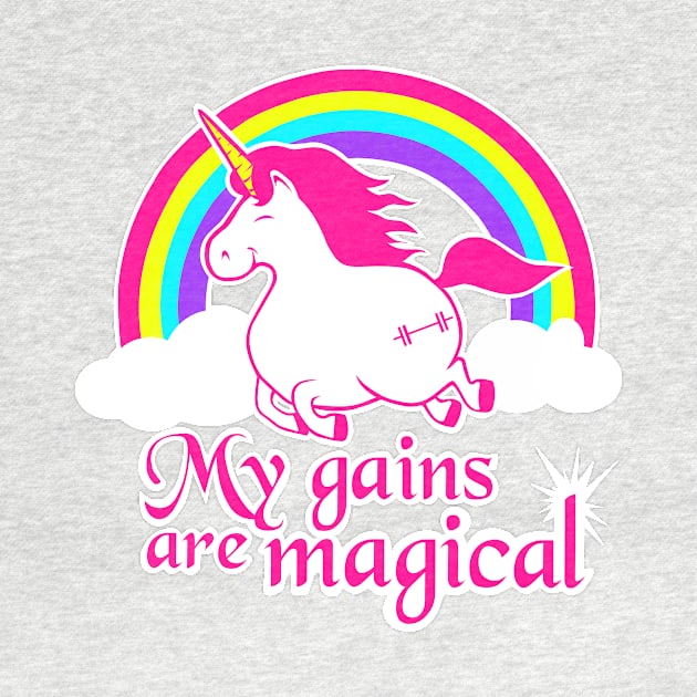 Barbell Unicorn, gym girl, weightlifting women, fitness by TimAddisonArt